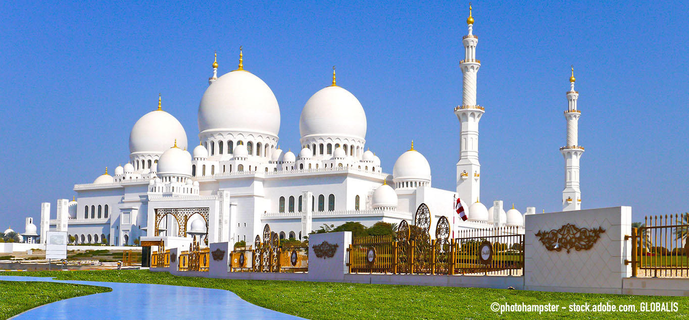 Sheikh-Zayed-Moschee in Abu Dhabi 