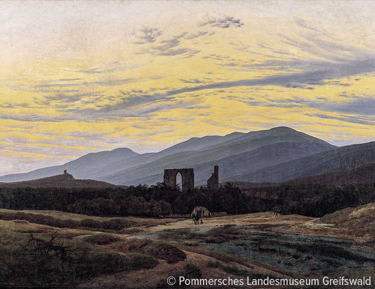 Caspar David Friedrich: Ruine Eldena im Riesengebirge
