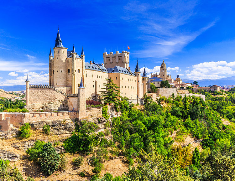 Der Alcazar in Segovia